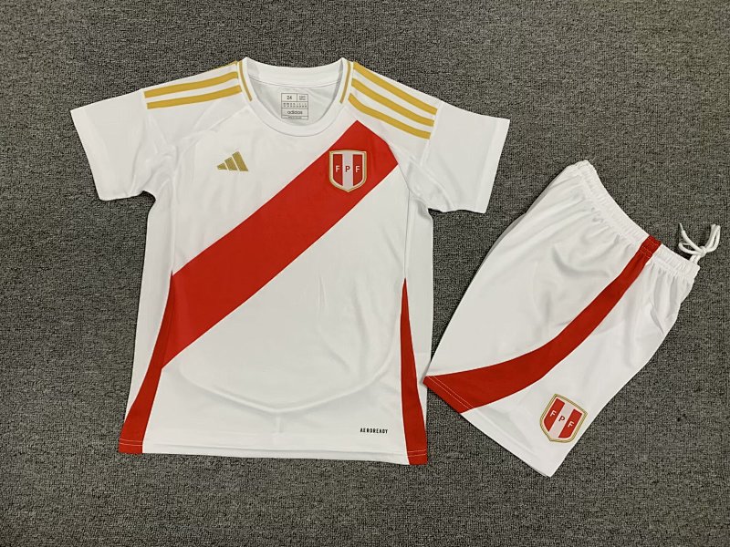 2024 Peru Home Kids Jerseys
