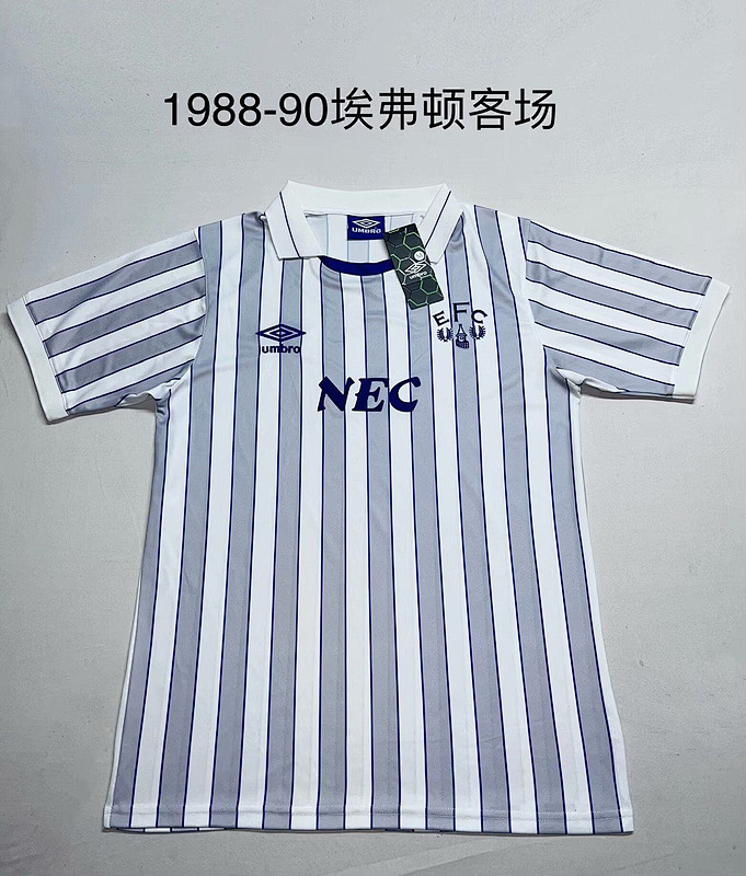 88-90 Everton Away Retro Jerseys