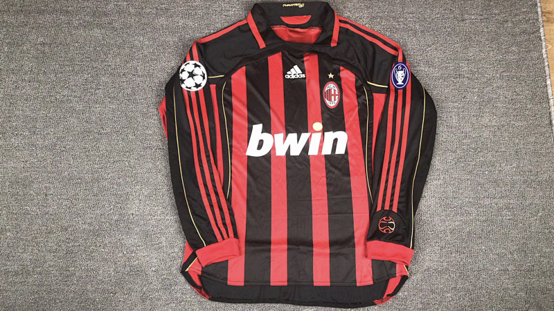 06-07 AC Milan Home UCL Version Jerseys