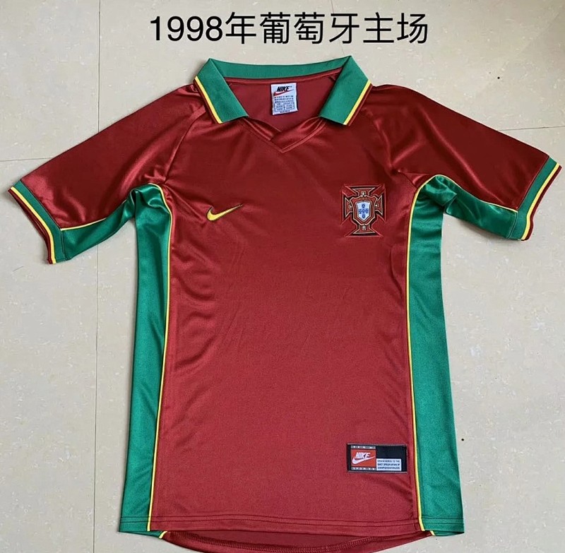 1998 Portugal Home Retro Jerseys