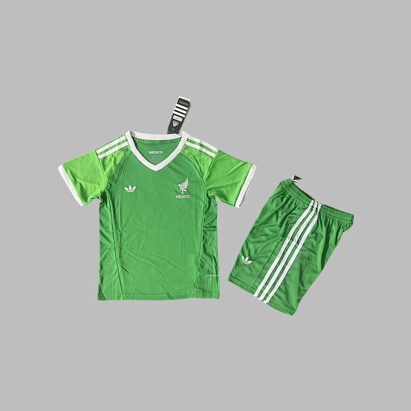 25-26 Mexico Goalkeeper Kids Jerseys