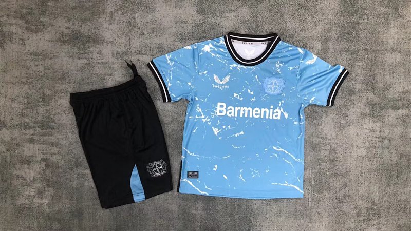 24-25 Leverkusen Away Kids Jerseys