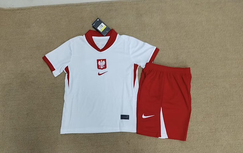 2024 Poland Home Kids Jerseys