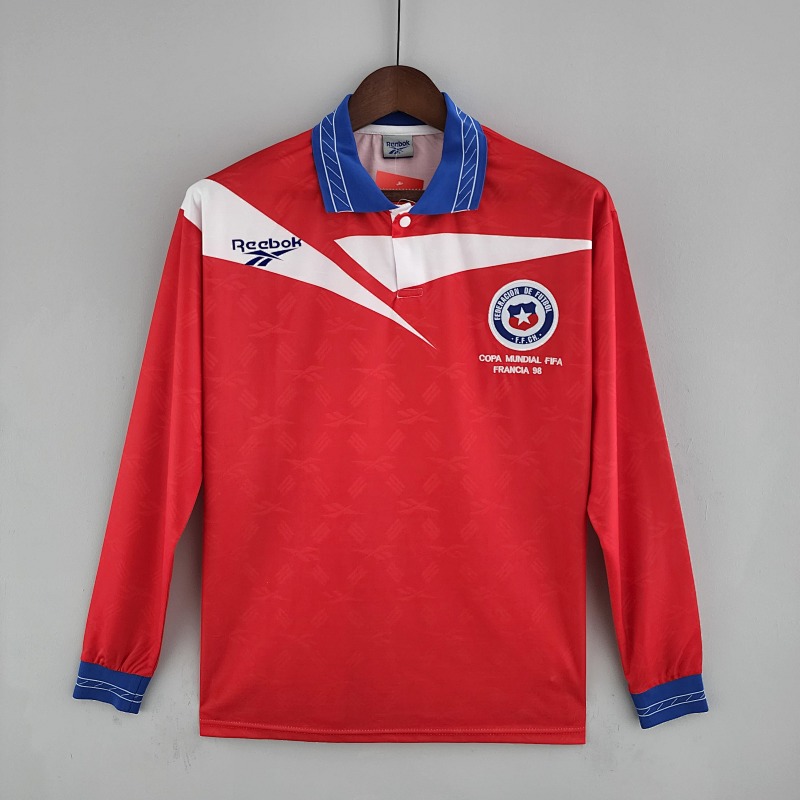 1998 Chile Home Retro Long Sleeve Jerseys