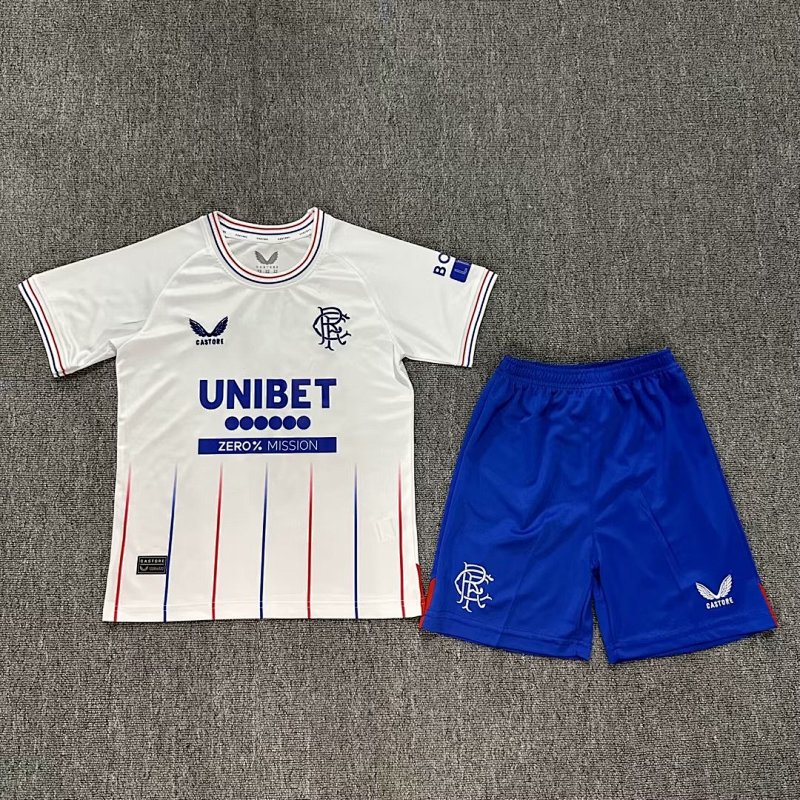 23-24 Rangers Away Kids Jerseys