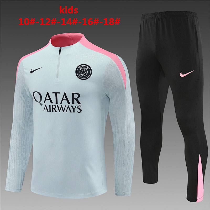 24-25 Paris Kids Player Long Sleeve Training Suit