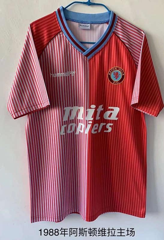 1988 Aston Villa Home Retro Jerseys