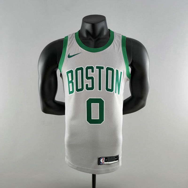 Tatum#0 Boston Celtics Grey NBA Jersey S-XXL