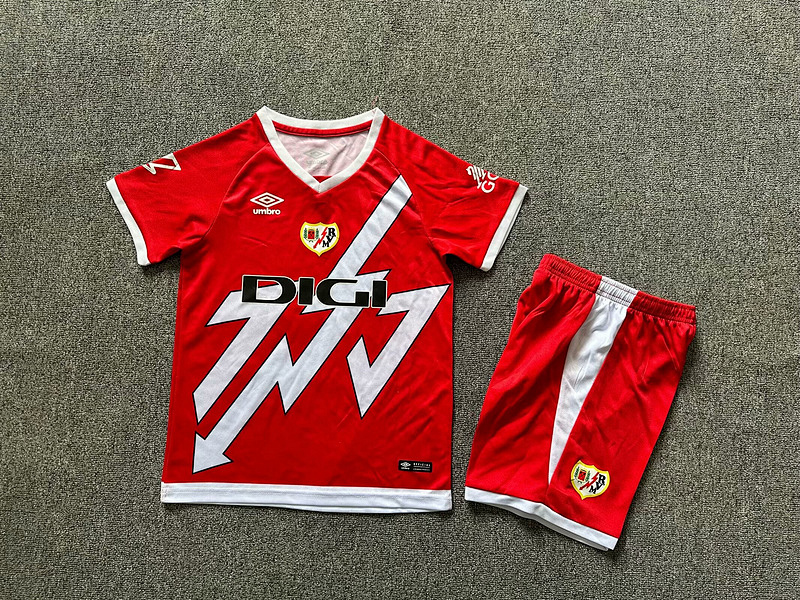 24-25 Rayo Vallecano Away Kids Jerseys