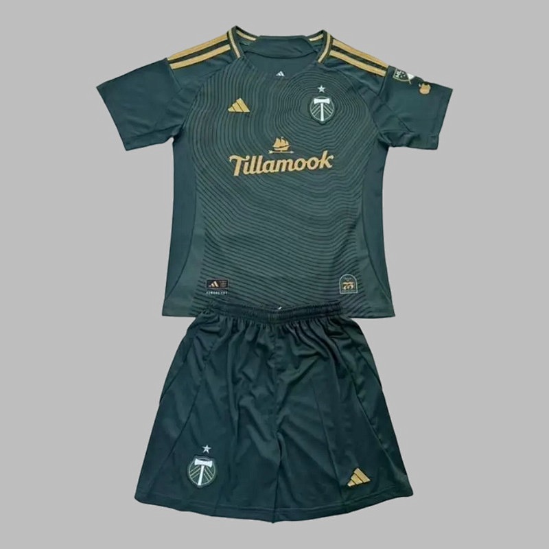 25-26 Portland Timbers Home Kids Jerseys