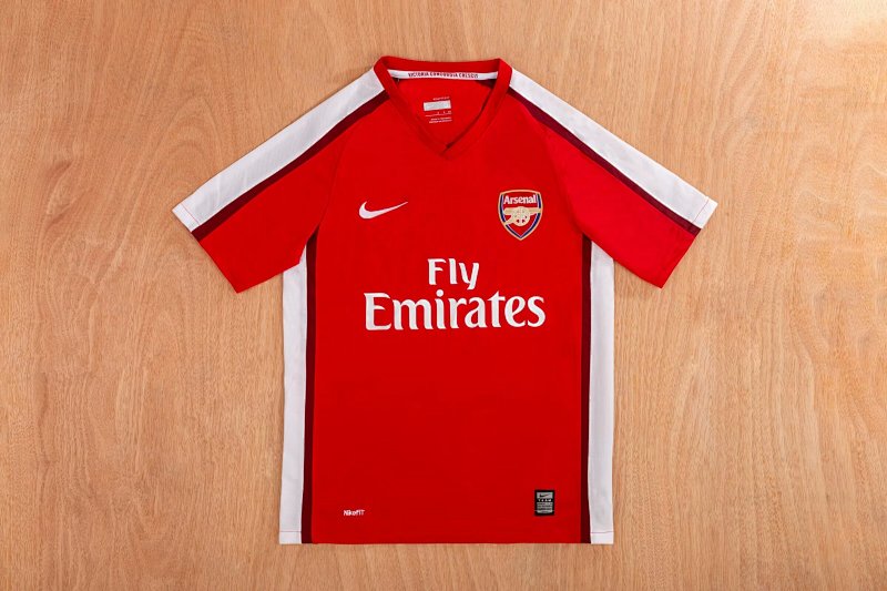 08-10 Arsenal Home Retro Jerseys