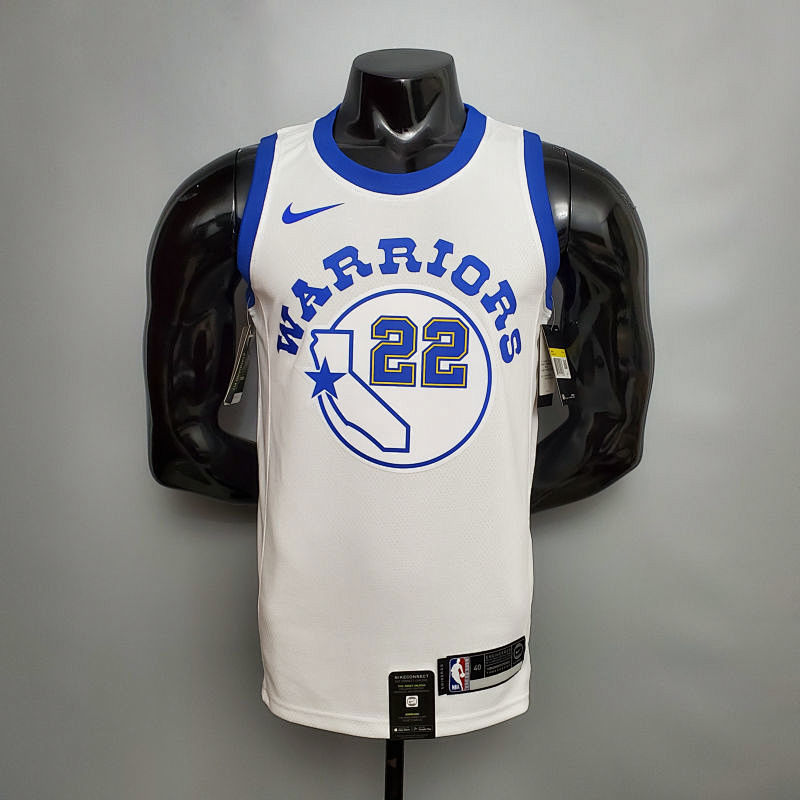 Retro version WIGGINS#22 Golden State Warriors white NBA jersey S-XXL