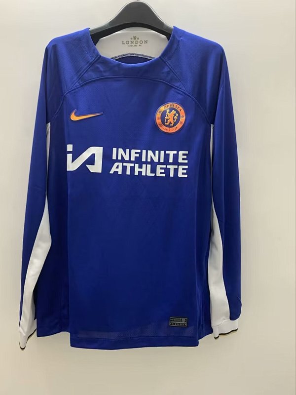 23-24 Chelsea Home Long Sleeve Jerseys
