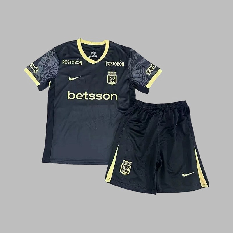 25-26 Atletico Nacional Away Kids Jerseys