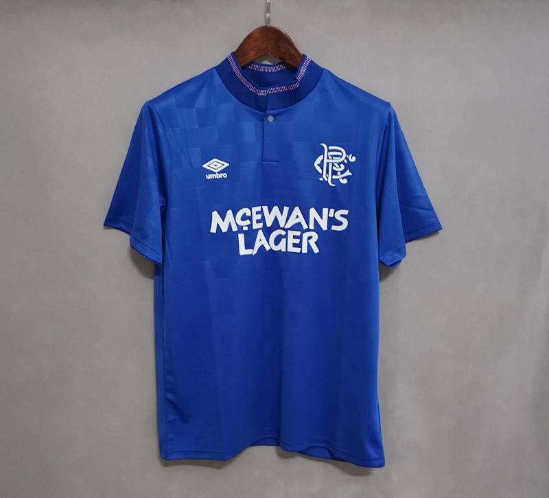 87-90 Rangers Home Retro Jerseys