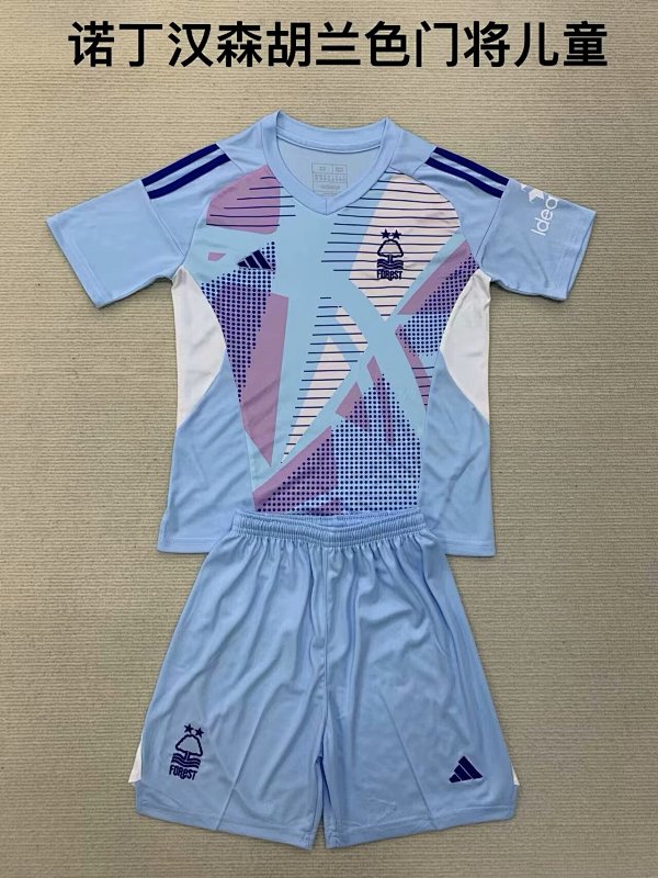 24-25 Nottingham Forest Goalkeeper Kids Jerseys