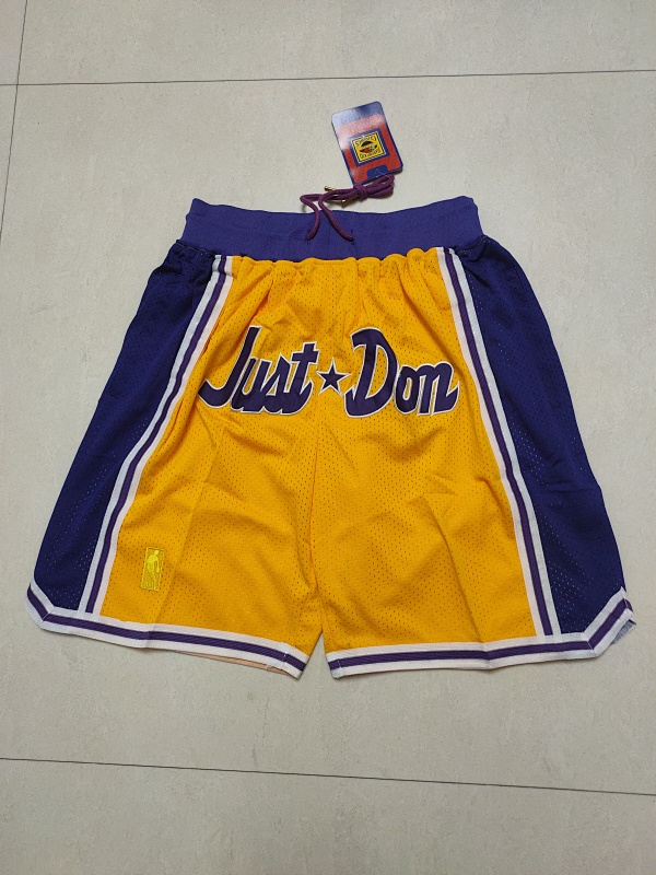 Lakers Pocket Shorts Embroidery