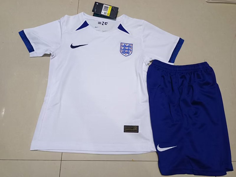 23-24 England Home Kids Jerseys