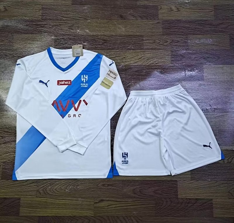 23-24 Al Hilal Away Long Sleeve Jerseys