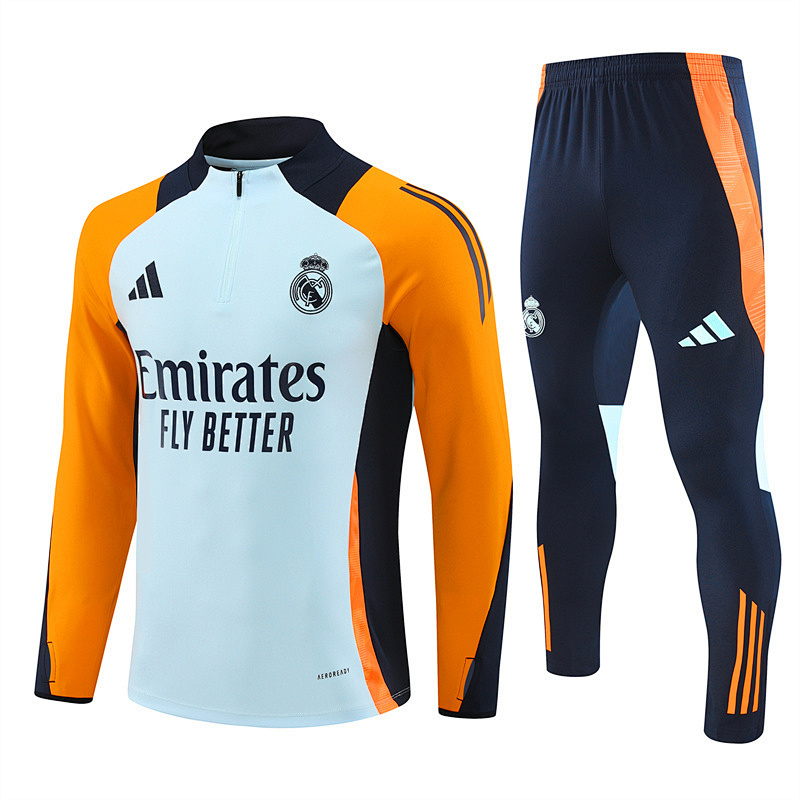 24-25 Real Madrid Long Sleeve Training Suit