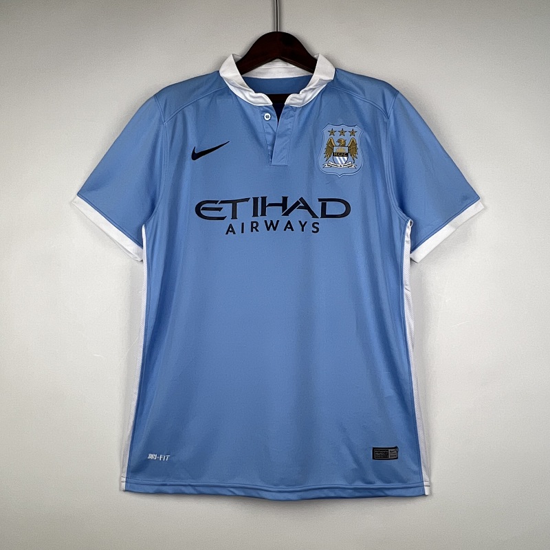 15-16 Manchester City Home Retro Jerseys