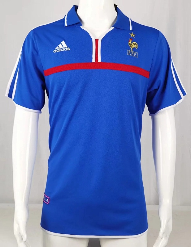 2000 France Home Retro Jerseys