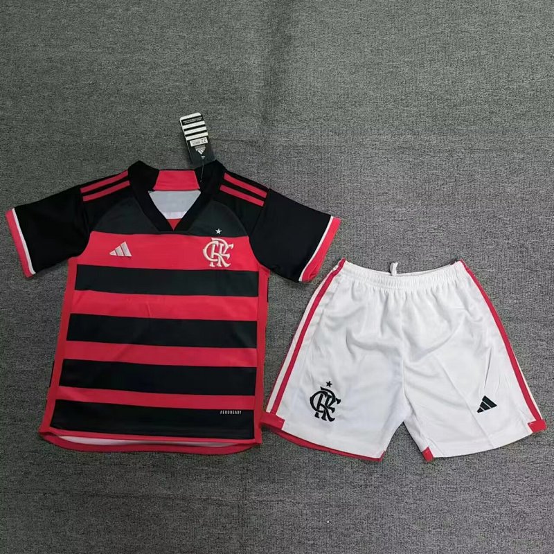 24-25 Flamengo Home Kids Jerseys