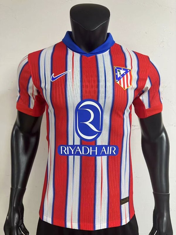 24-25 Atletico Madrid Home Player Version Jerseys