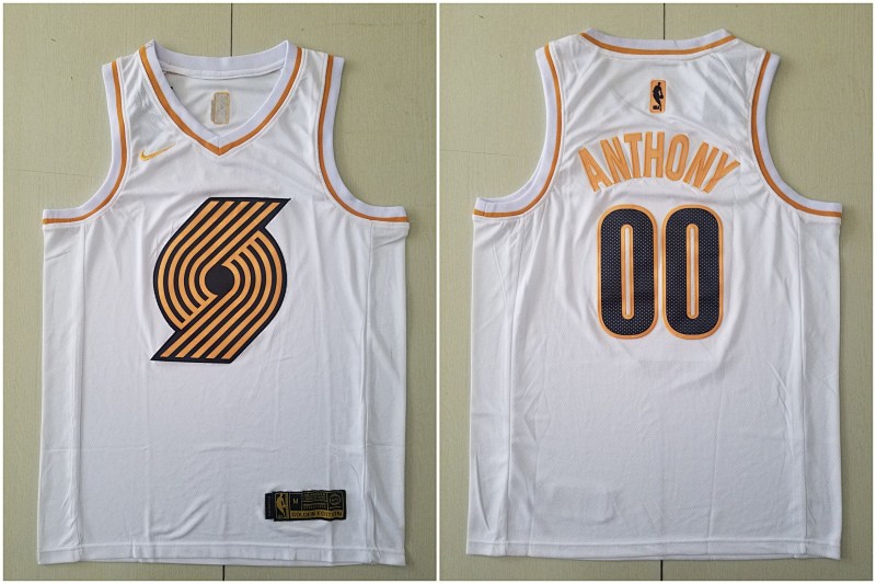 Blazers #00 Anthony Embroidery