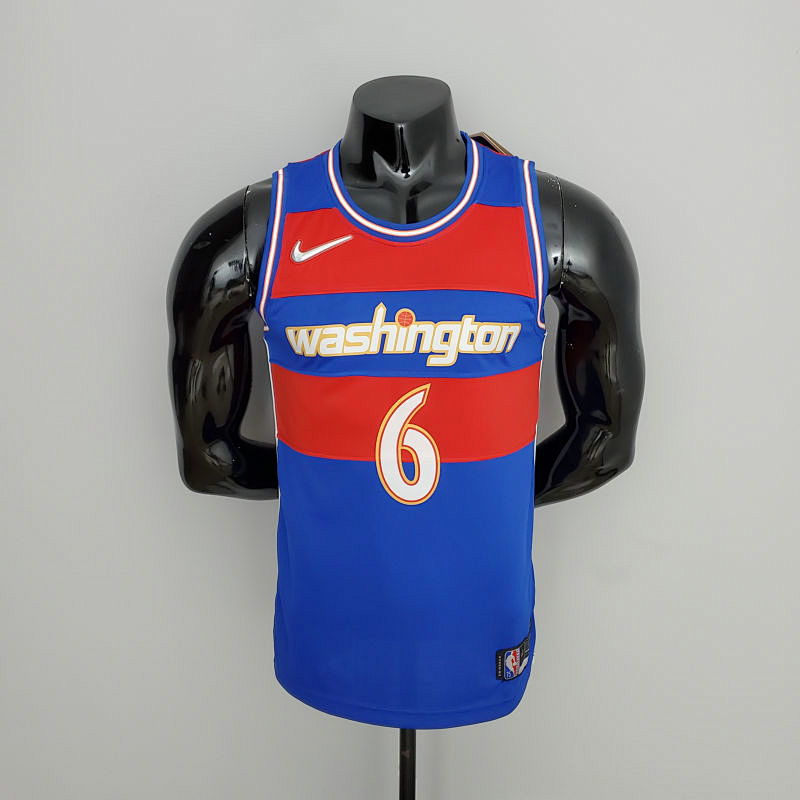 2022 Washington Wizards Harrell #6 Talent City Edition Blue-Red NBA Jersey S-XXL