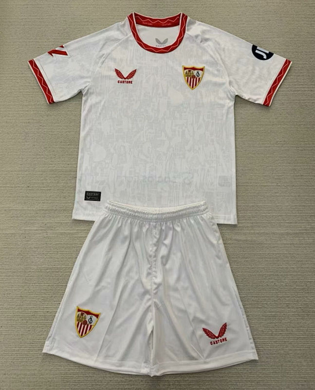24-25 Sevilla Home Adults And Kids Jerseys