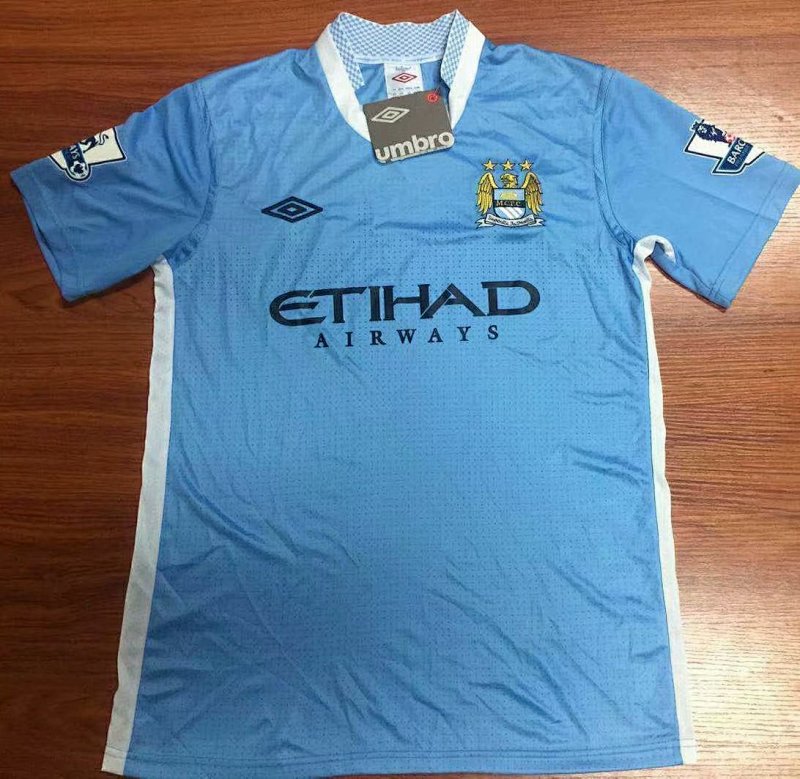11-12 Manchester City Home Retro Jerseys