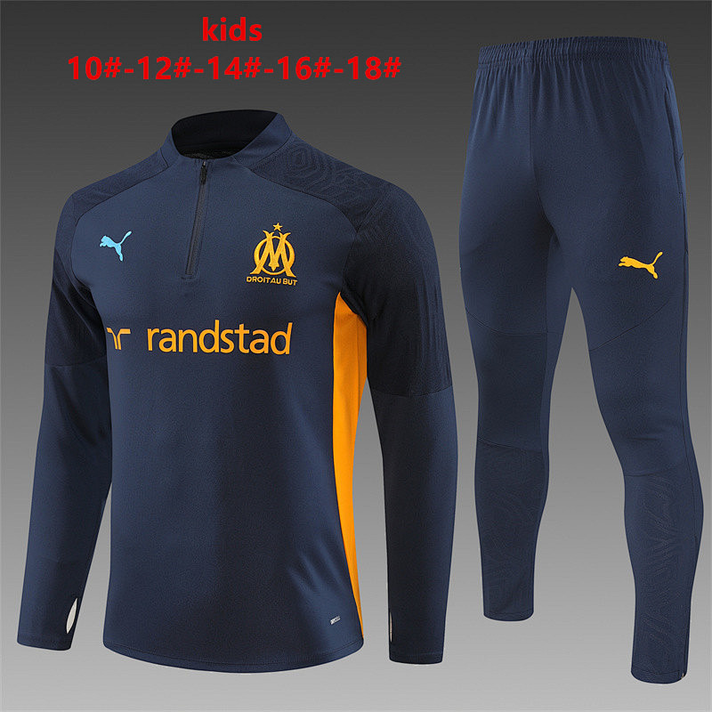 24-25 Marseille Kids Long Sleeve Training Suit