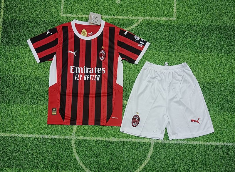 24-25 AC Milan Home Kids Jerseys