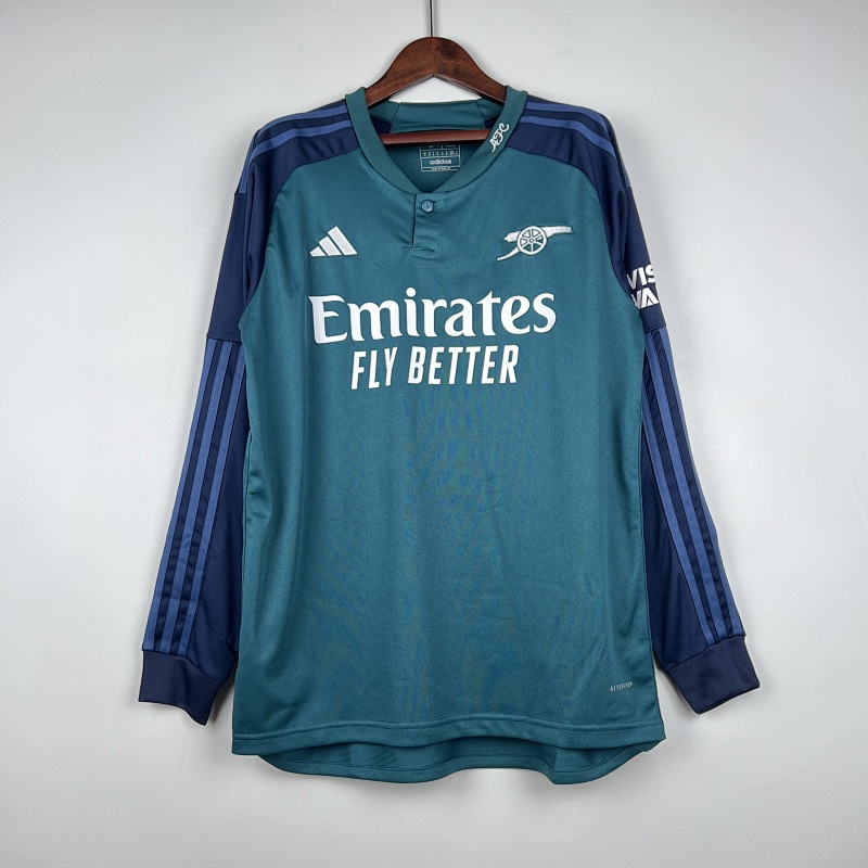 23-24 Arsenal Third Long Sleeve Jerseys
