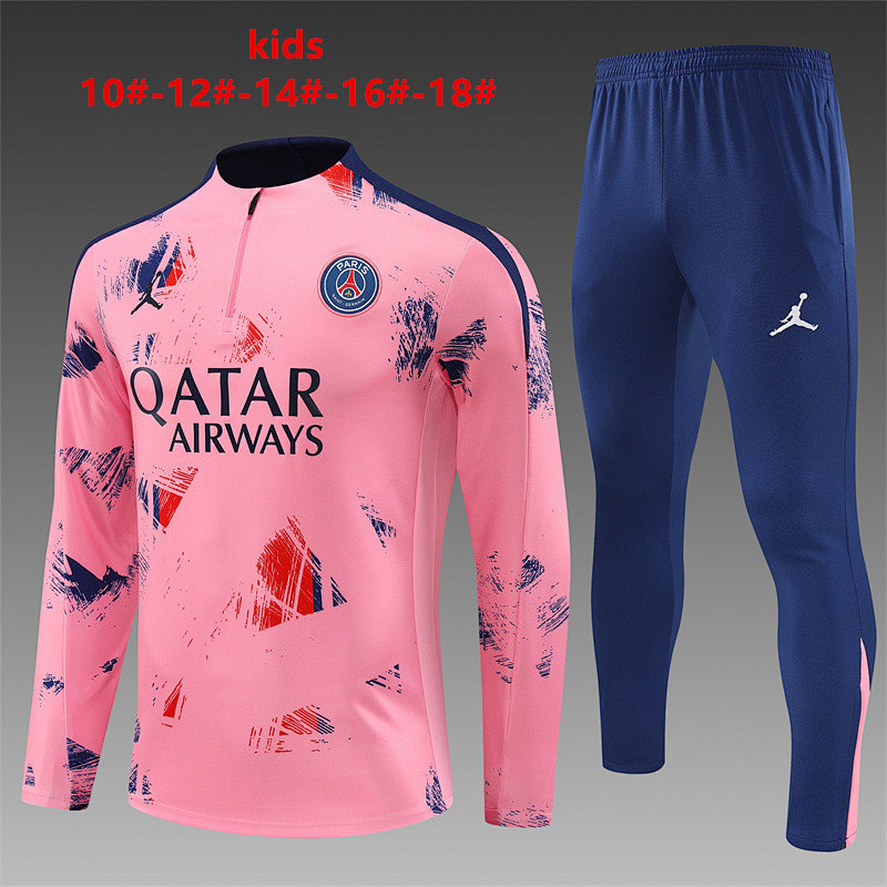 24-25 Paris Kids Long Sleeve Training Suit