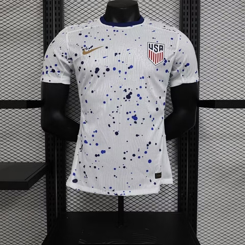 23-24 USA Home Player Version Jerseys