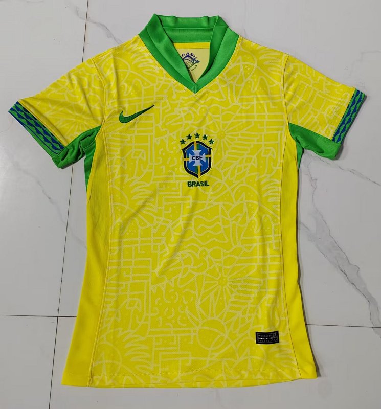 2024 Brazil Home Woman Jerseys