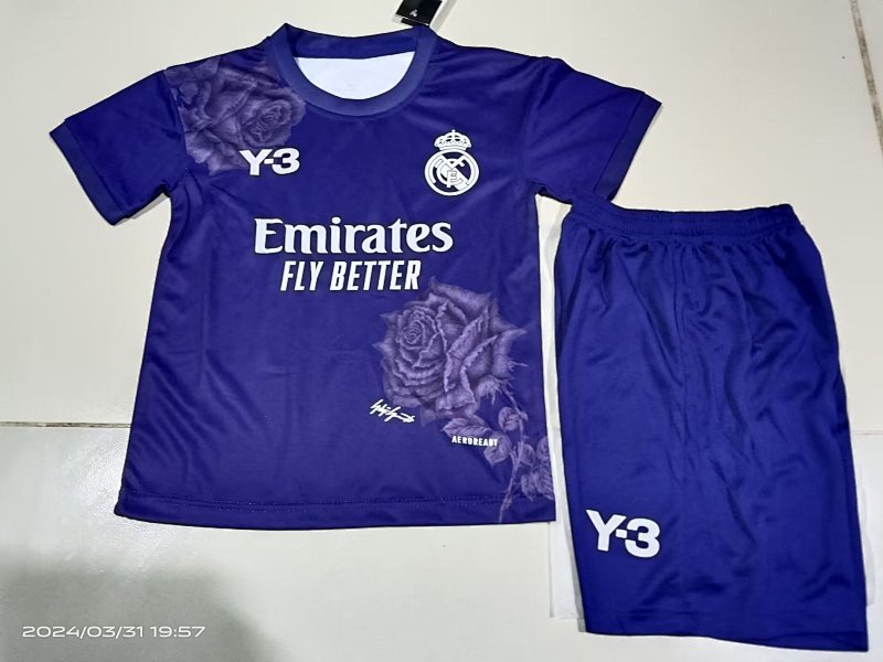 24-25 Real Madrid Special Y3 Kids Jerseys