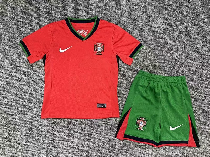 2024 Portugal Home Kids Jerseys