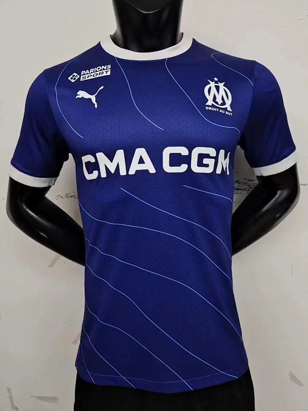23-24 Marseille Away Player Version Jerseys