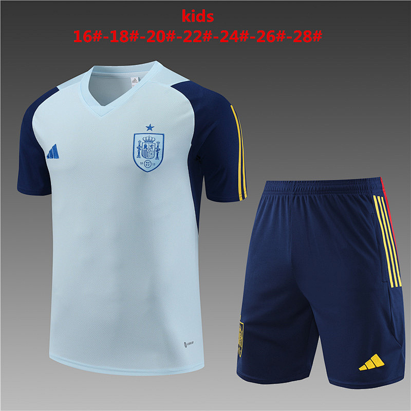 2023 Spain Kids Training Jerseys