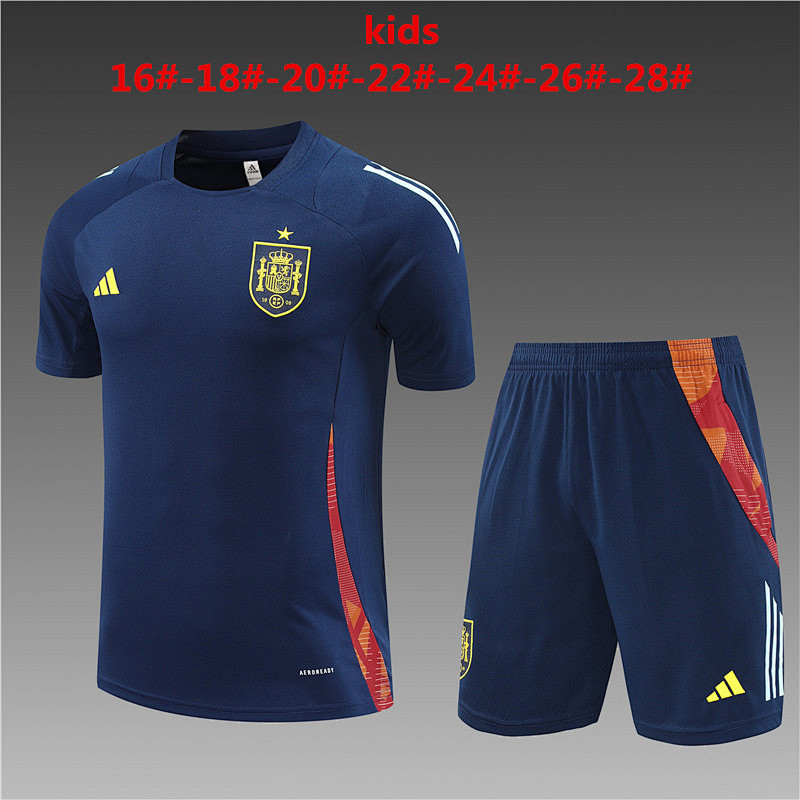 2024 Spain Kids Training Jerseys