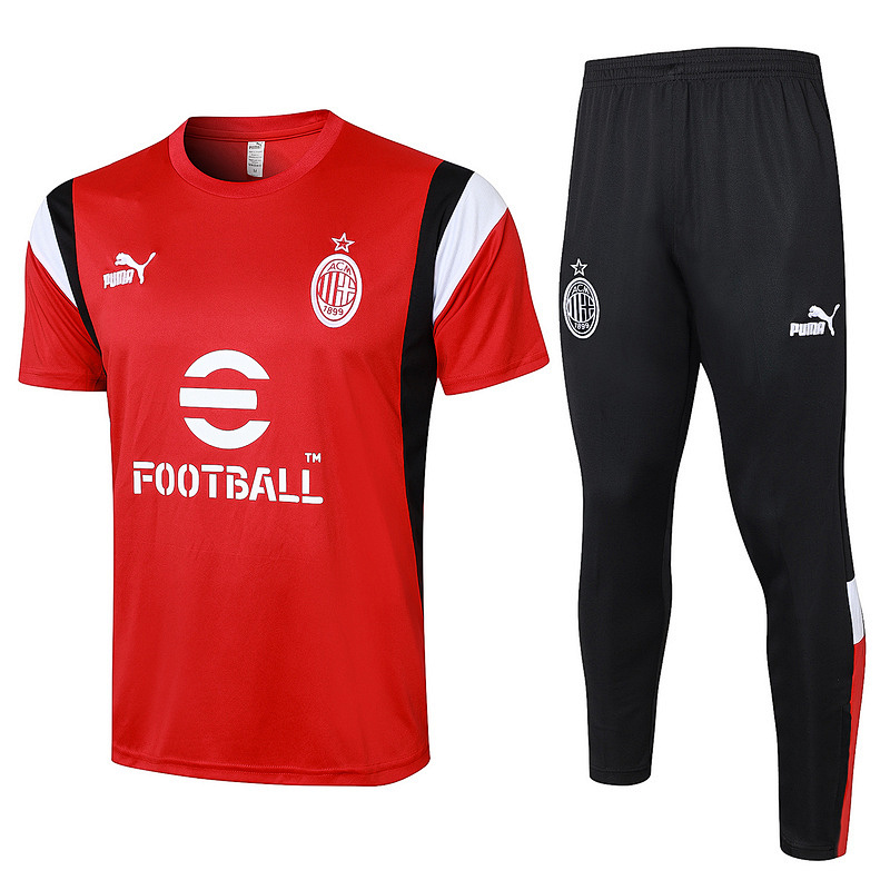 23-24 AC Milan Short Sleeve Training Suit