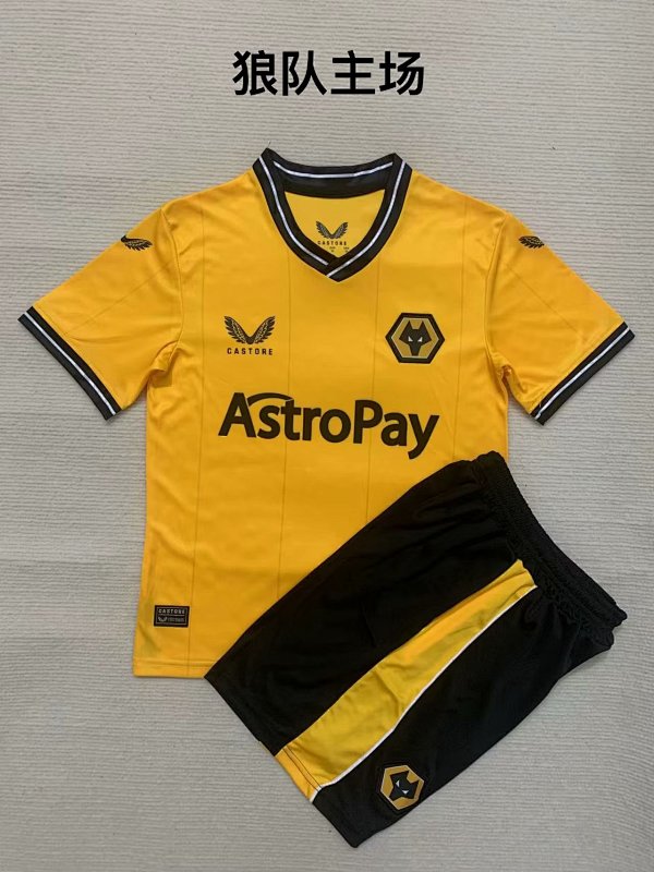23-24 Wolve Home Kids Jerseys