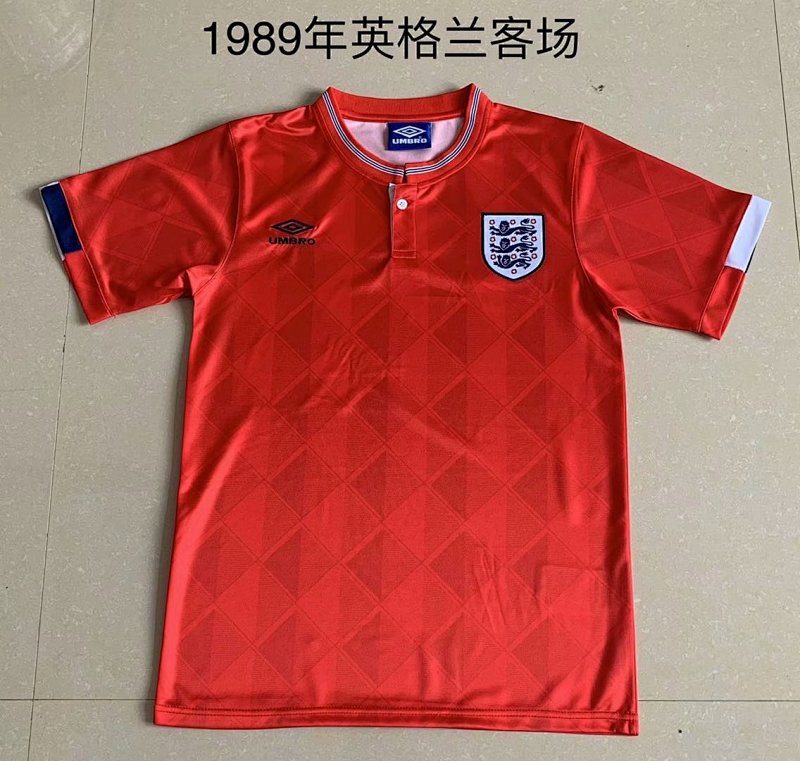 1989 England Away Retro Jerseys
