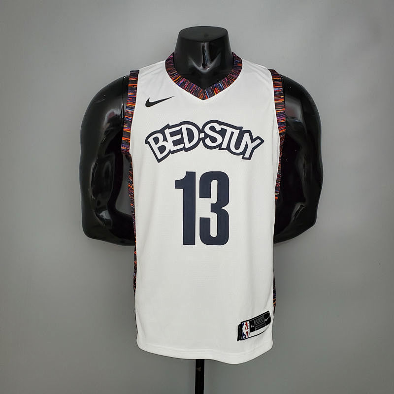 Harden #13 Brooklyn Nets City version white NBA jersey Size S-XXL