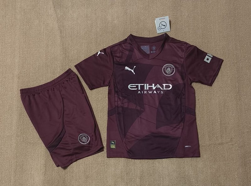 24-25 Manchester City Third Kids Jerseys