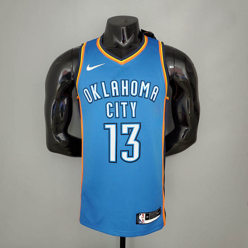 GEORGE#13 Thunder blue NBA Jersey S-XXL