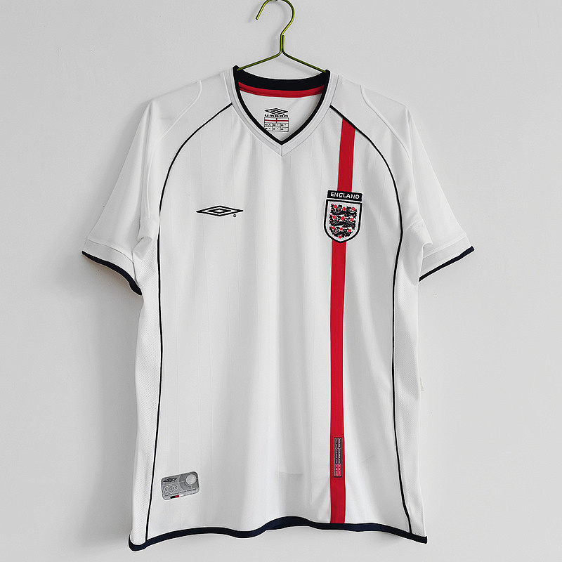 2001-03 England Home Retro Jerseys